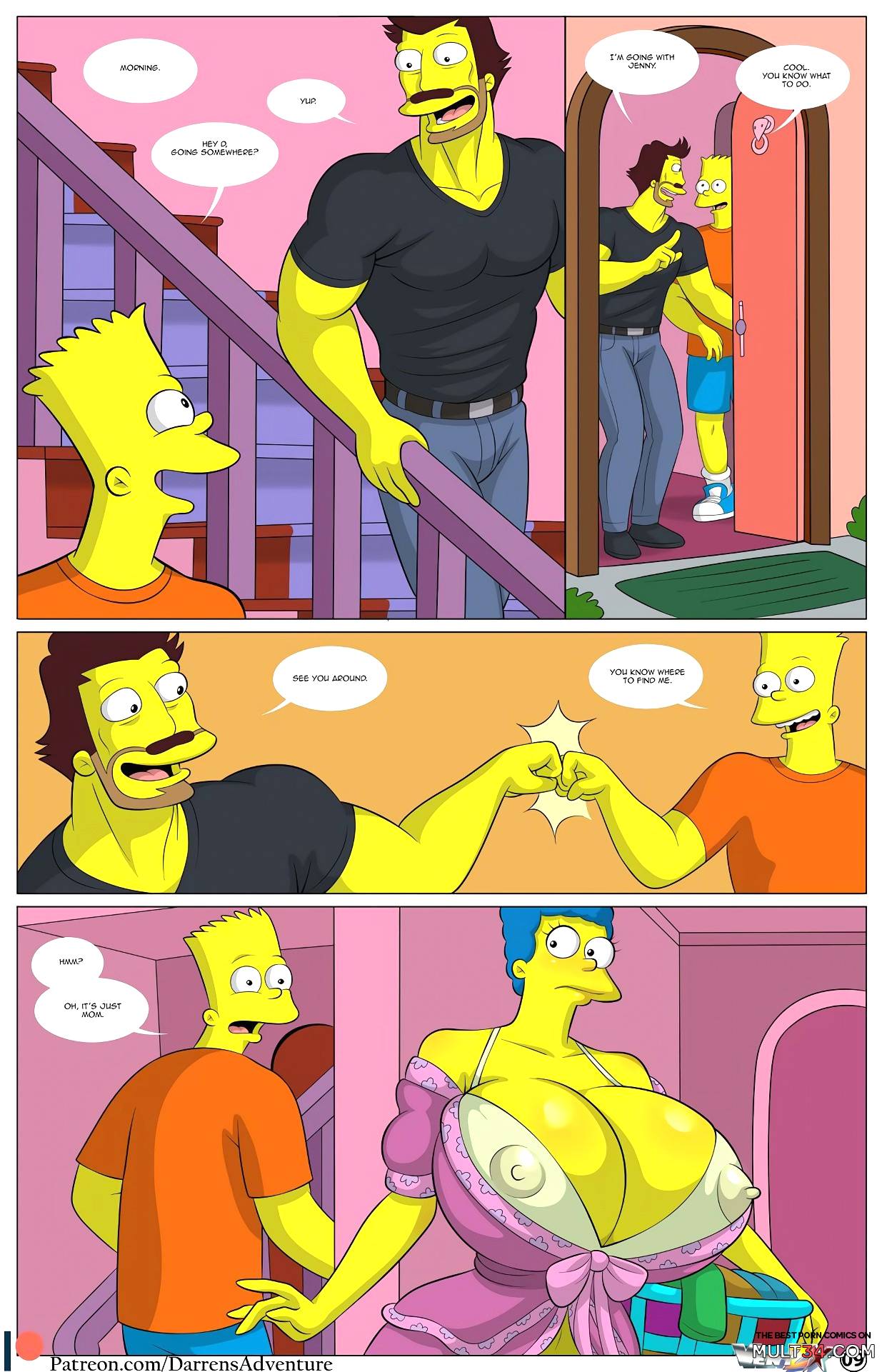 Darren's Adventure or Welcome To Springfield page 126