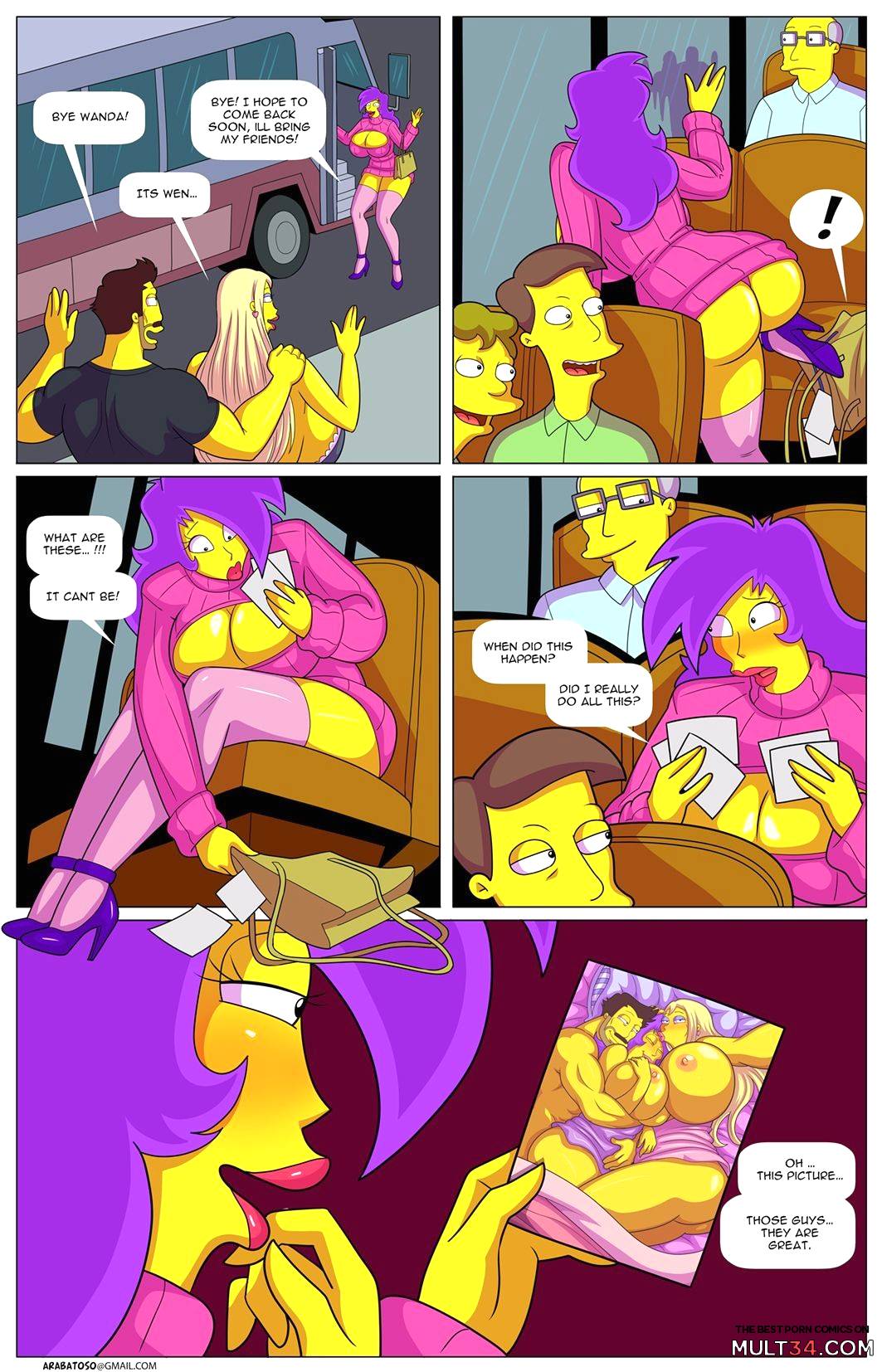 Darren's Adventure or Welcome To Springfield page 72