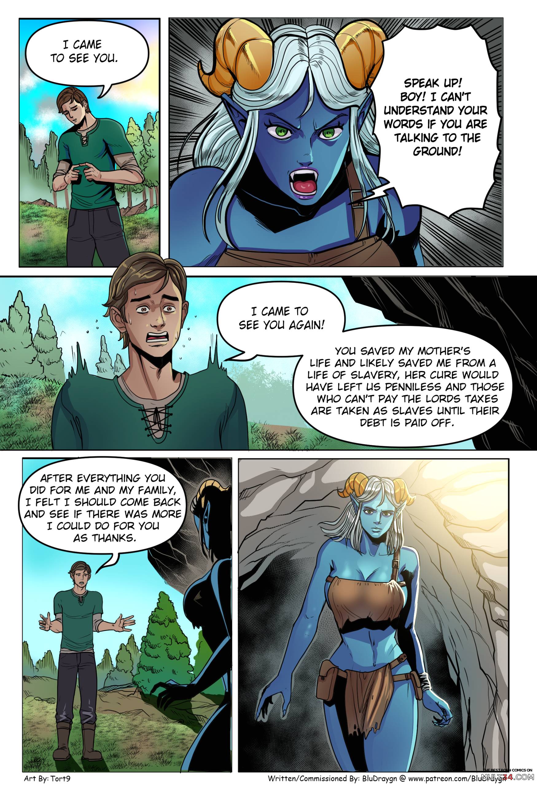 Oni and the Farmer page 3
