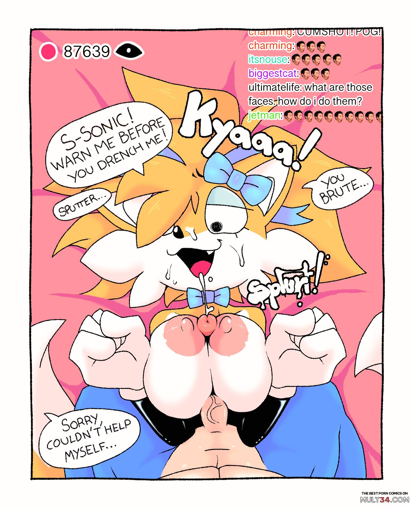 Tails' Spectacular Boob Heist! page 11