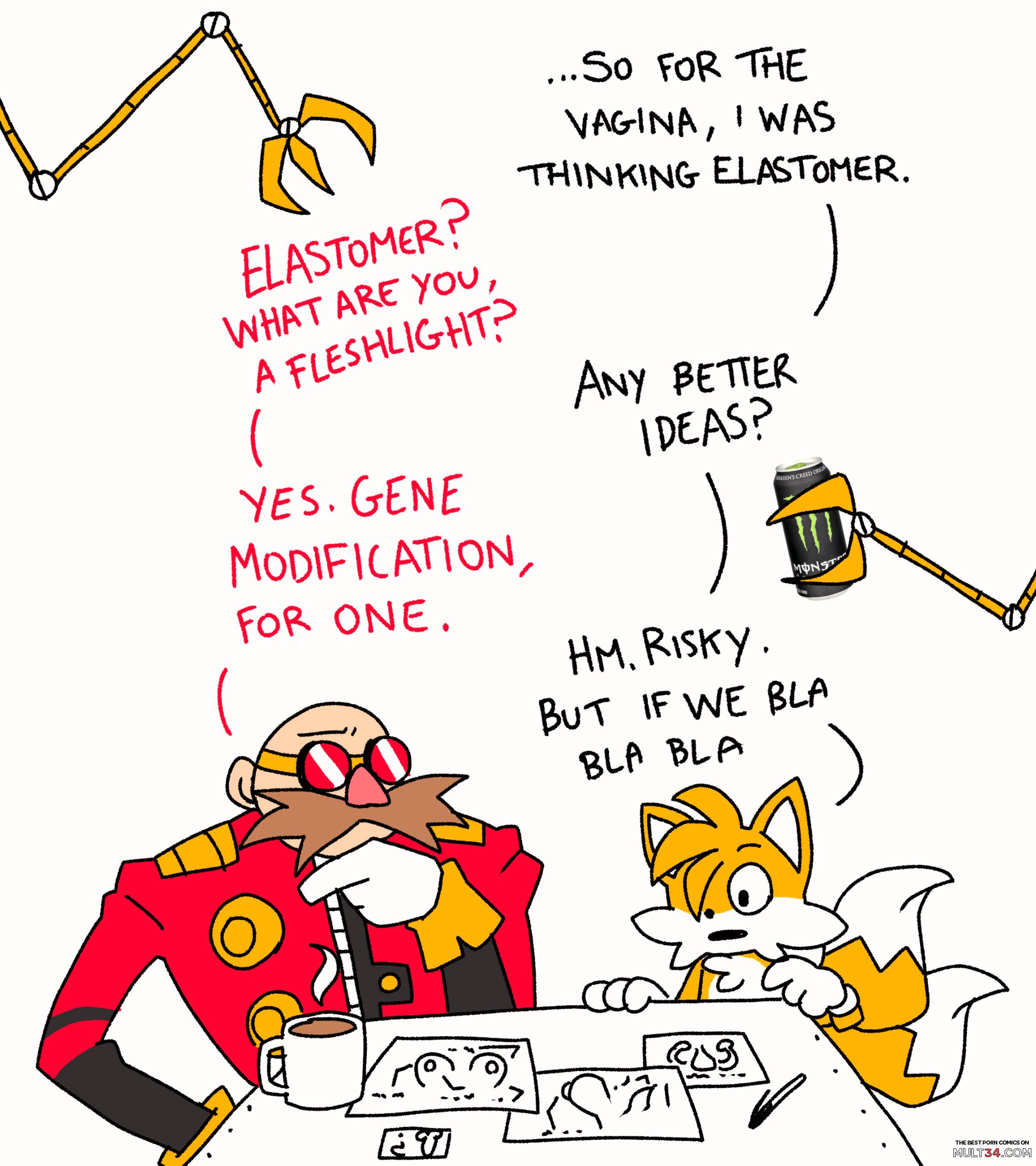 Tails' Spectacular Boob Heist! page 13