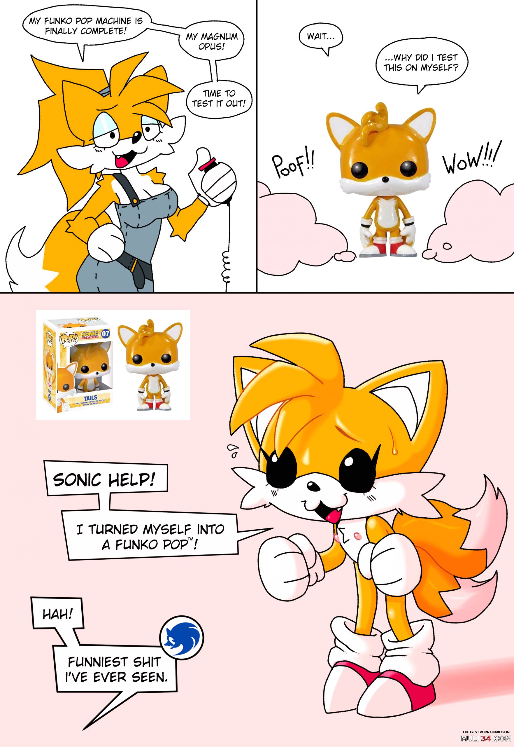 Tails' Spectacular Boob Heist! page 14