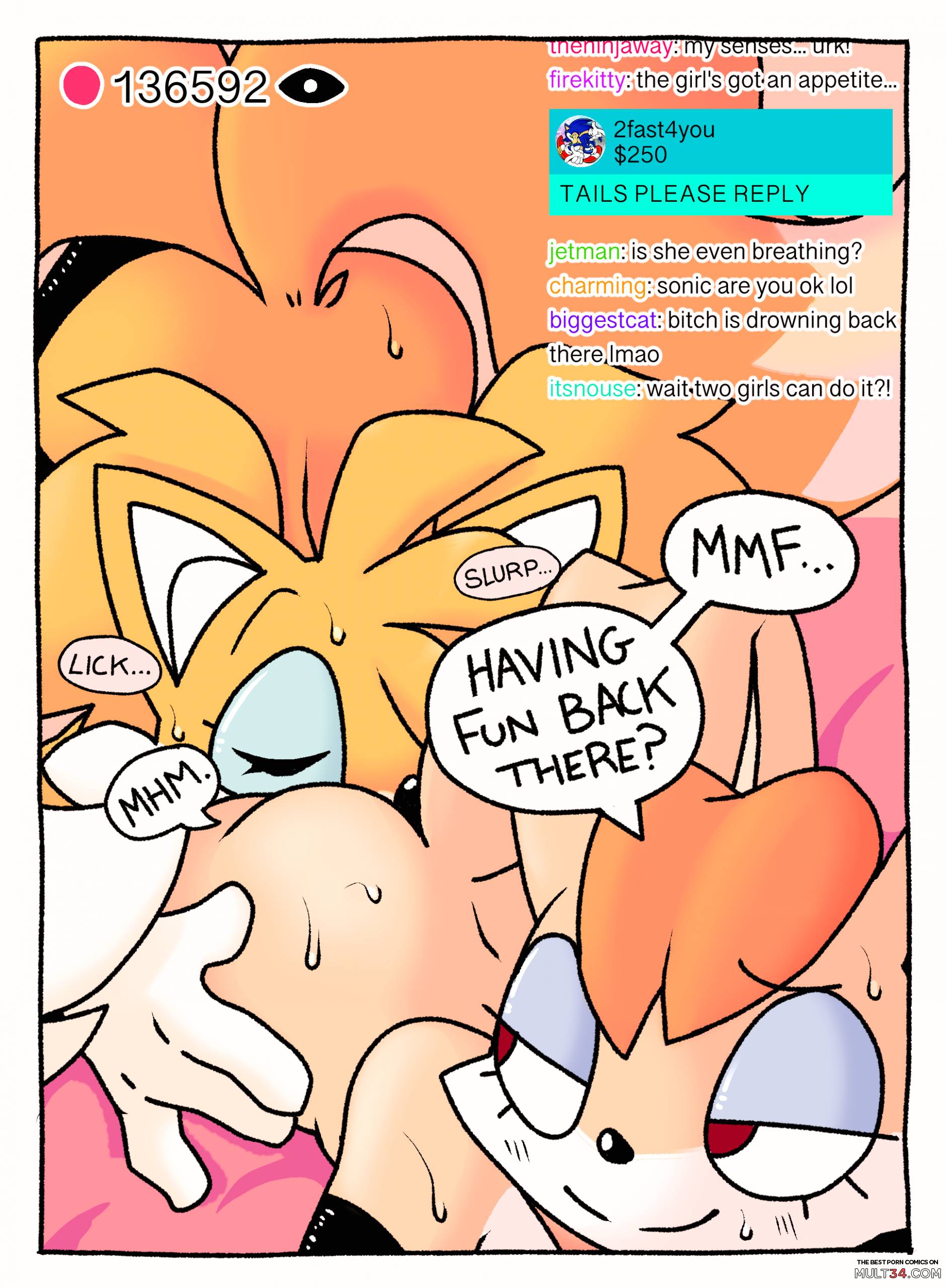 Tails' Spectacular Boob Heist! page 5