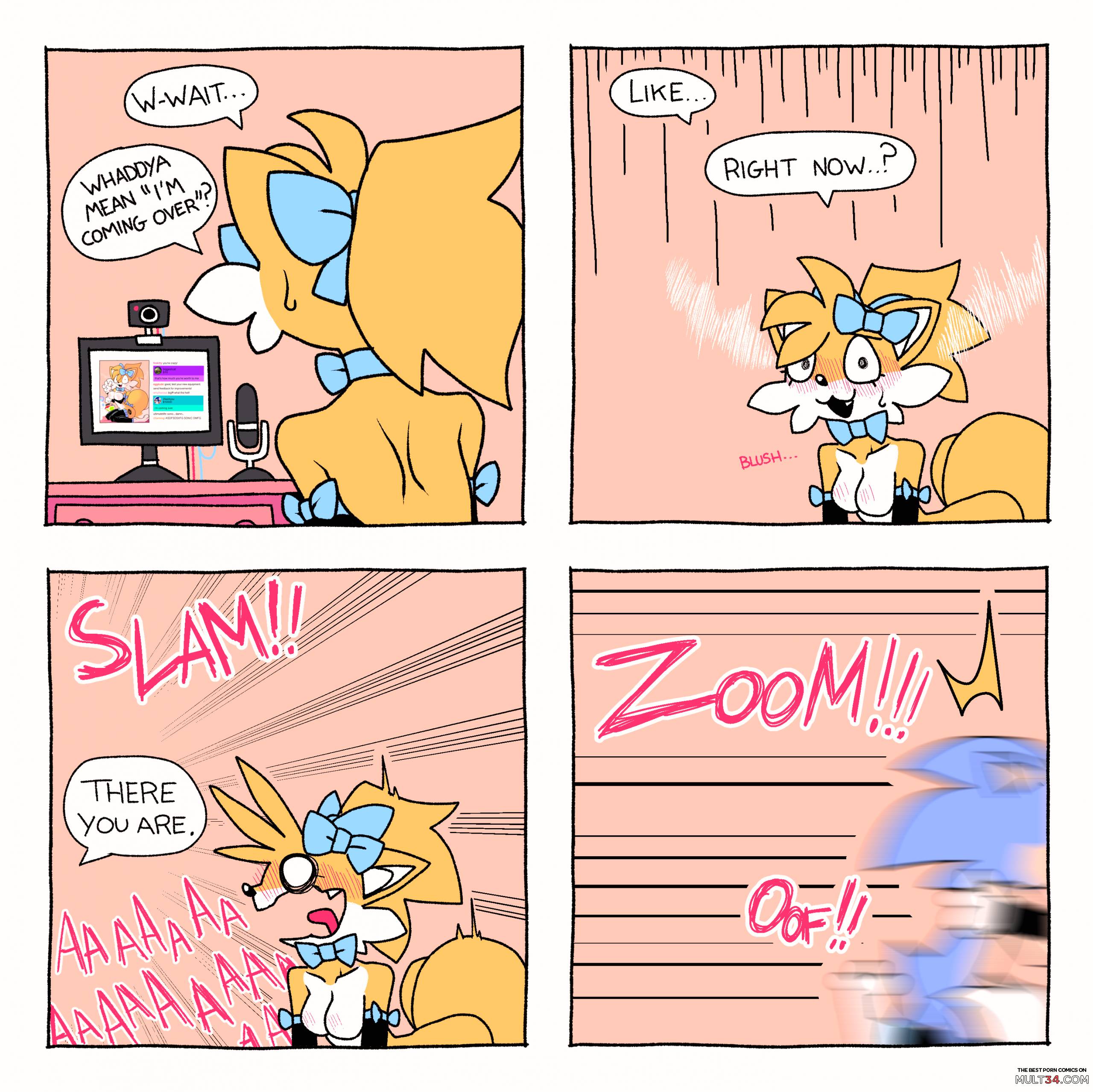 Tails' Spectacular Boob Heist! page 9