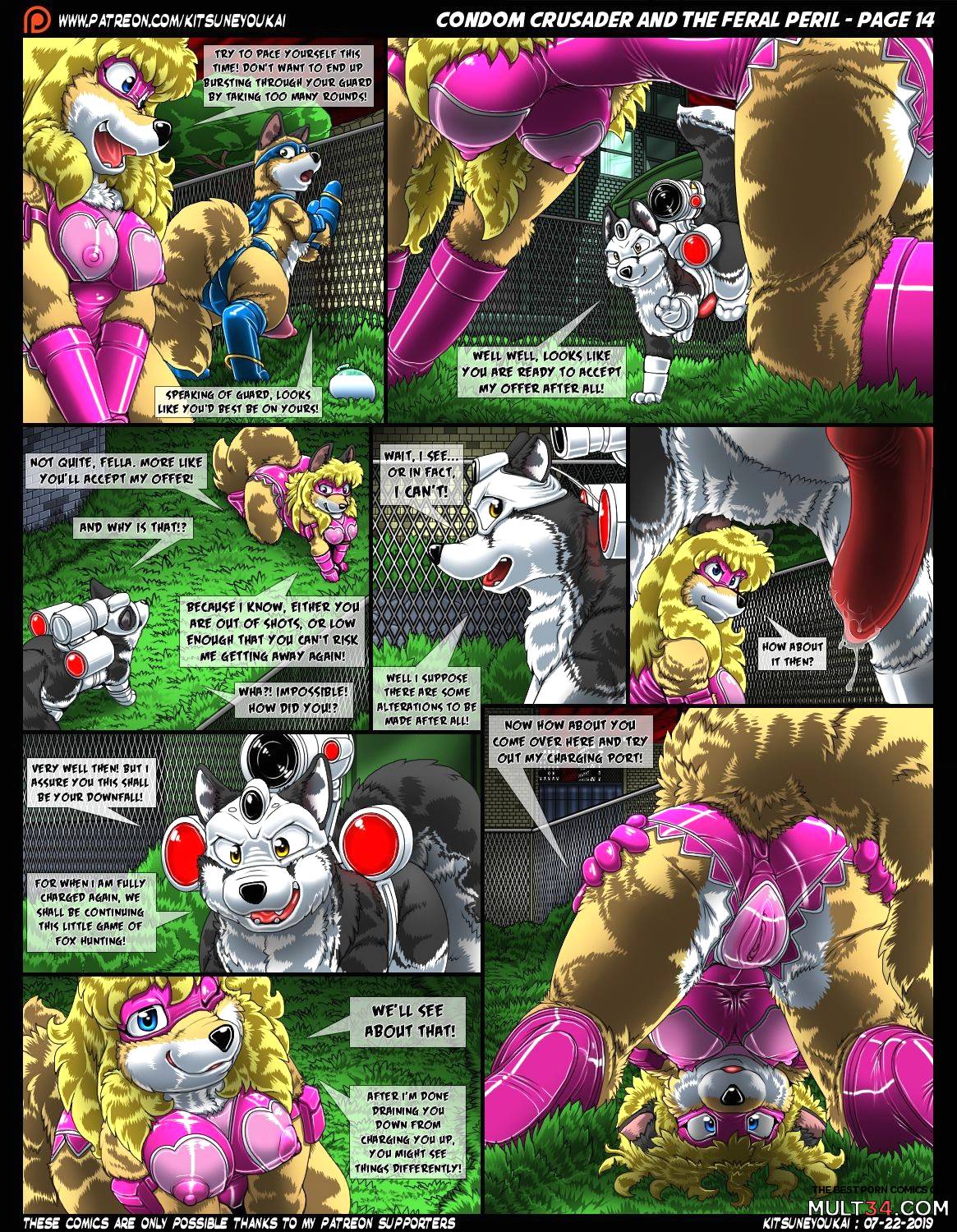 Condom Crusader and the Feral Peril page 14