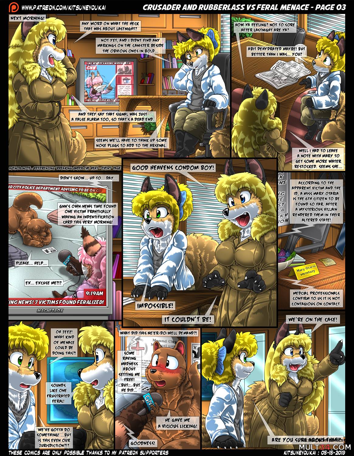 Condom Crusader and the Feral Peril page 3