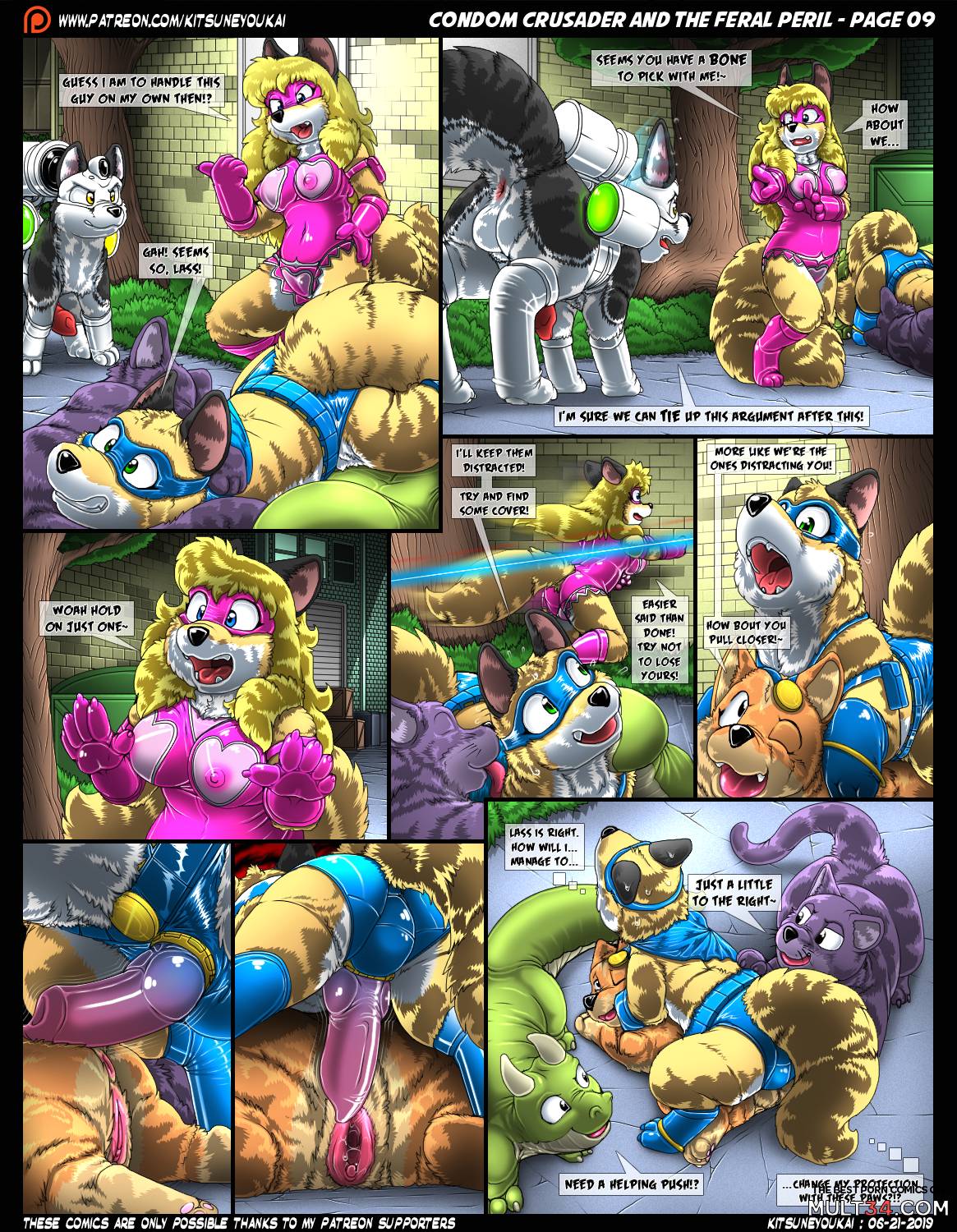 Condom Crusader and the Feral Peril page 9