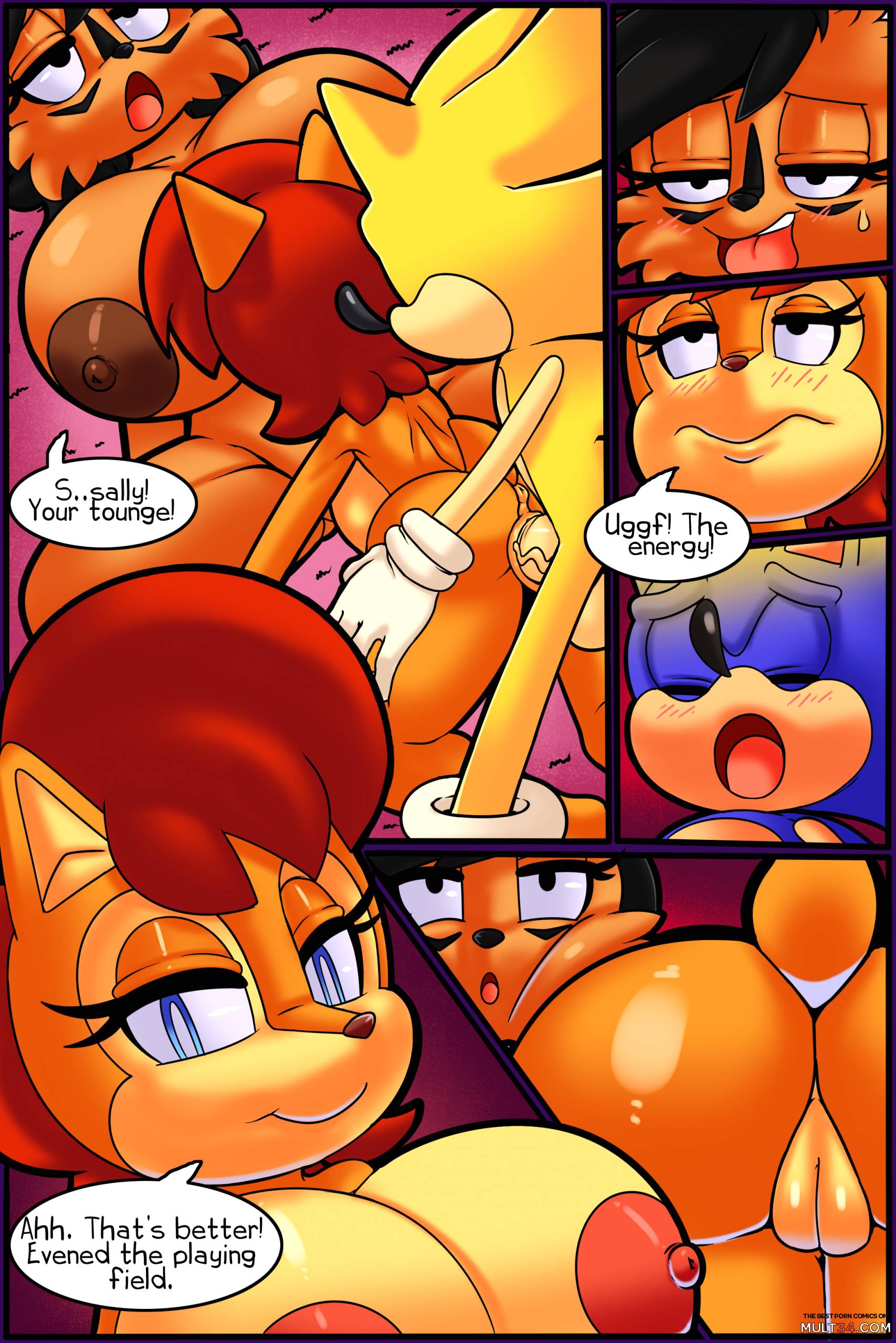 Sonic Girls Breast Expansion page 8