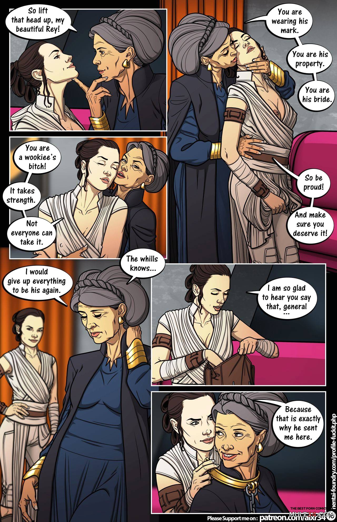 Star Wars: A Complete Guide to Wookie Sex III page 17