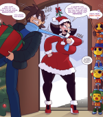 Tron and Megaman Happy Holiday page 1