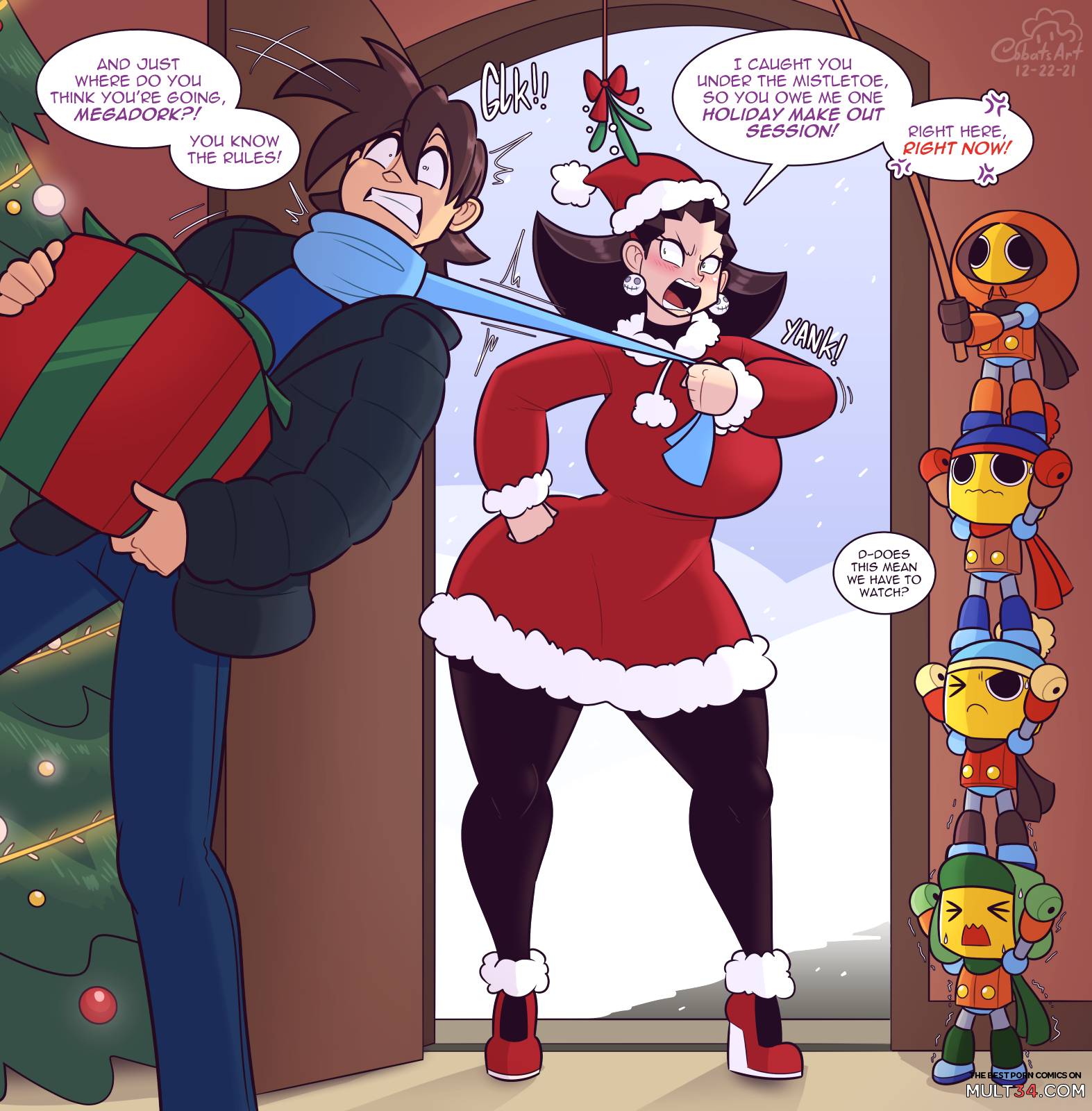 1573px x 1600px - Tron and Megaman Happy Holiday porn comic - the best cartoon porn comics,  Rule 34 | MULT34
