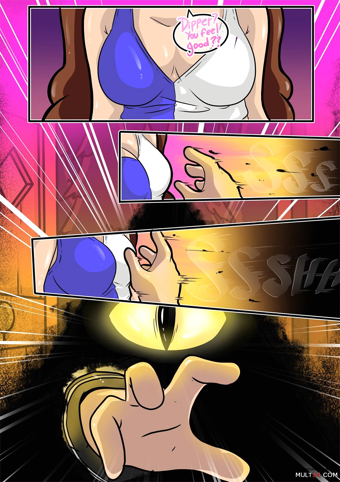 Gravity Falls and Bible Black page 21