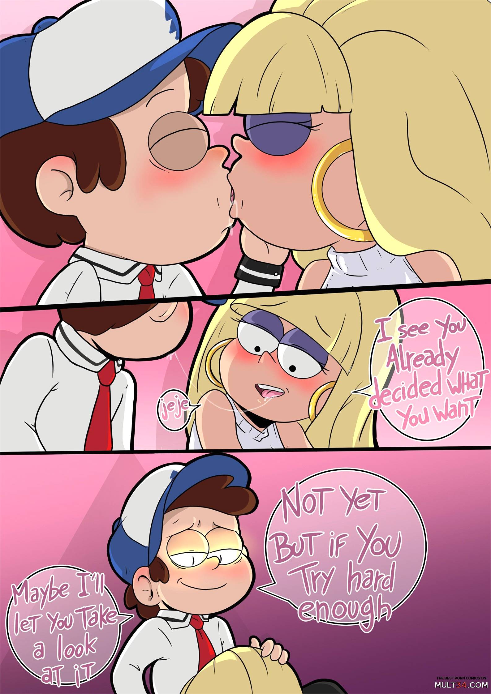 Gravity Falls and Bible Black page 7