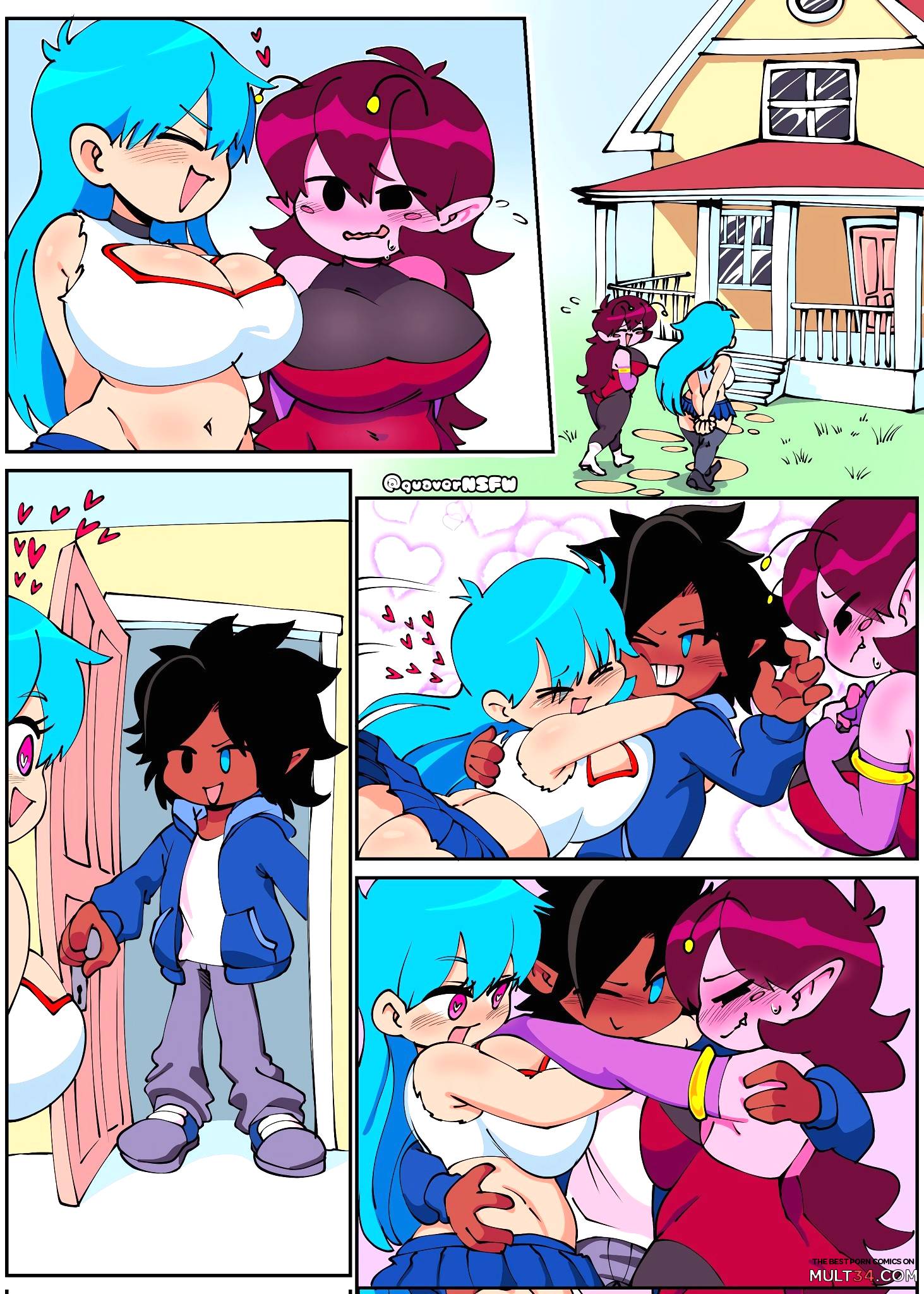 Friday night funkin sky porn comic