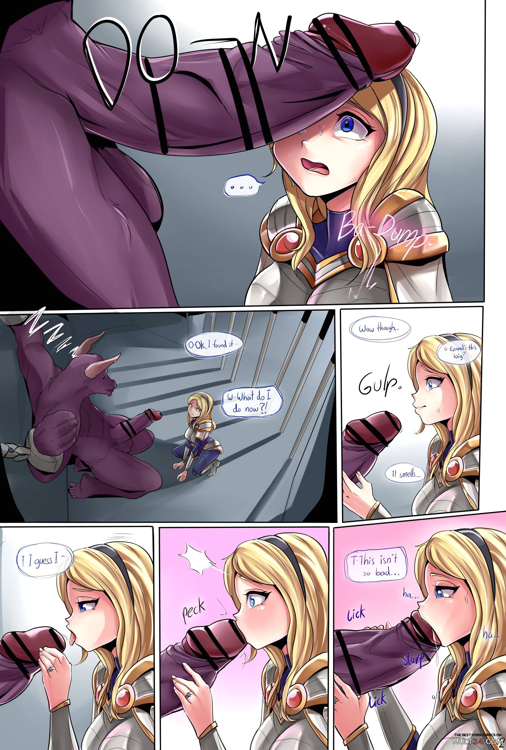Lux and the Minotaur - True Love's Rape page 4
