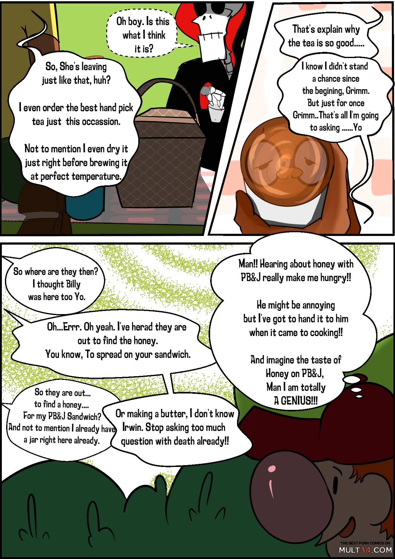 The Grim adventure of Billy and Mandy "Irwin Got a Clue" page 4