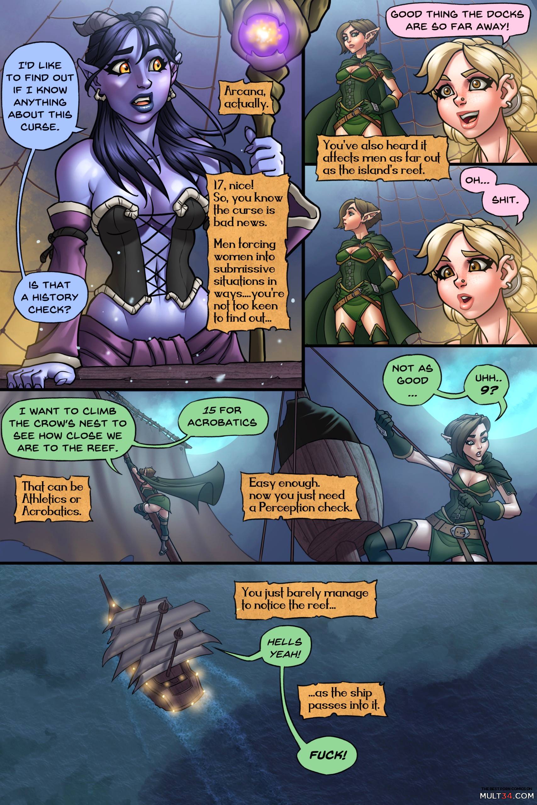 Entangled 1: Tail on the High Seas page 4
