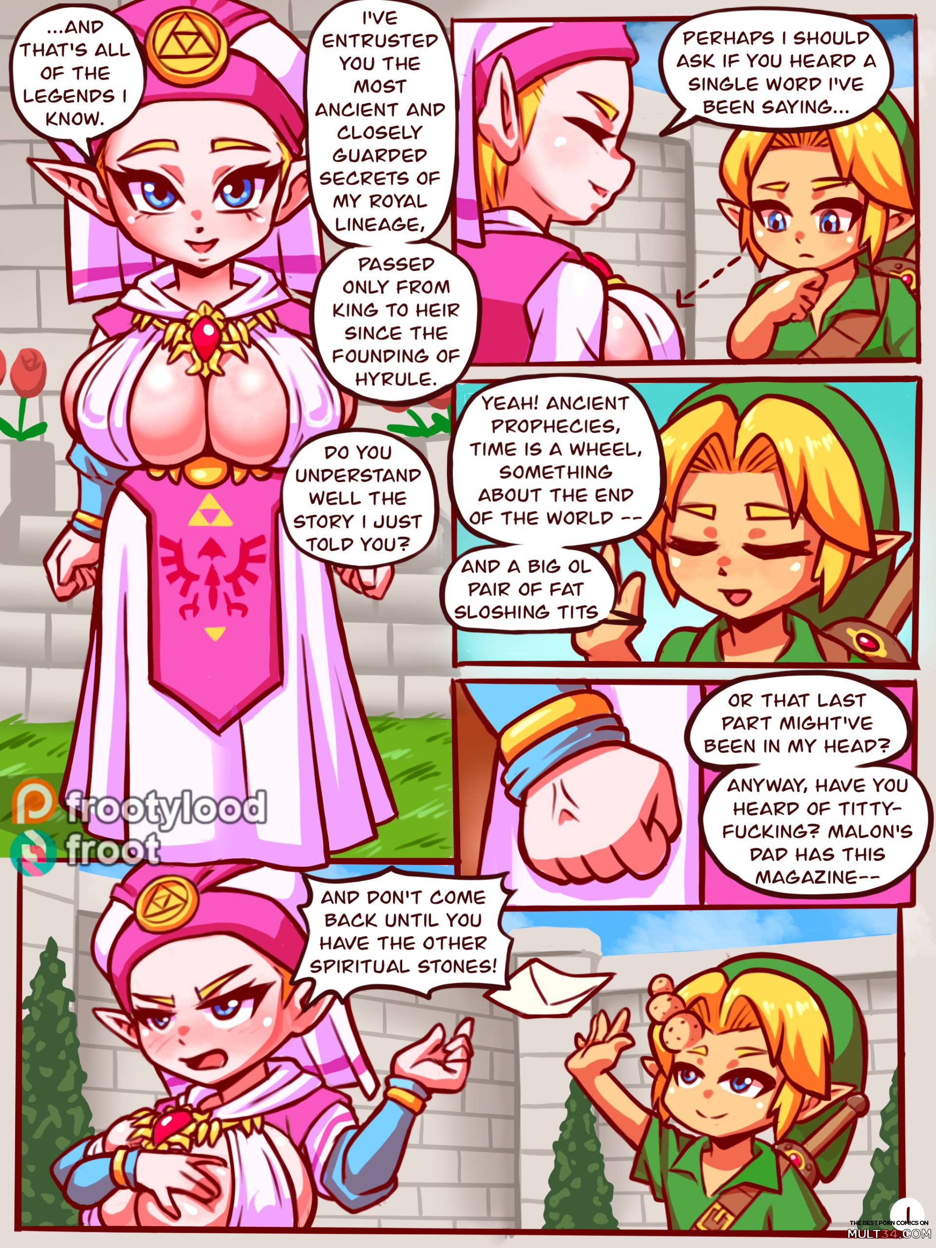Pregnant Zelda Porn - The Legend of Zelda porn comics, cartoon porn comics, Rule 34