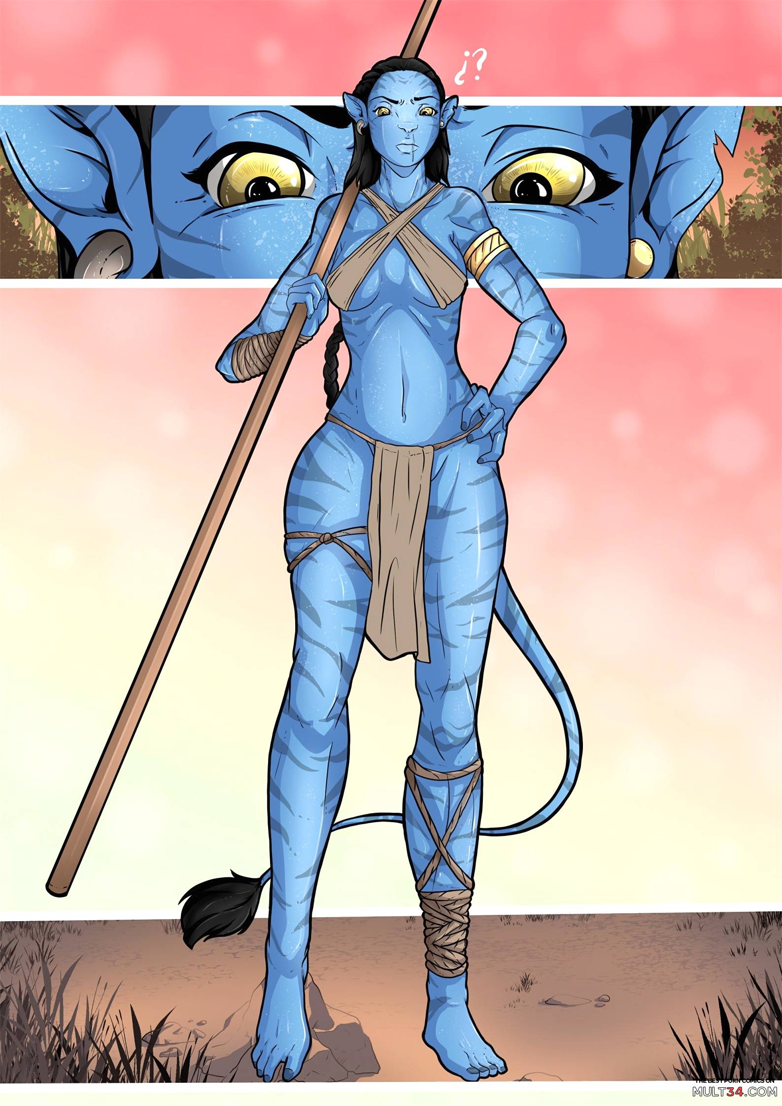 Blue avatar porn comics