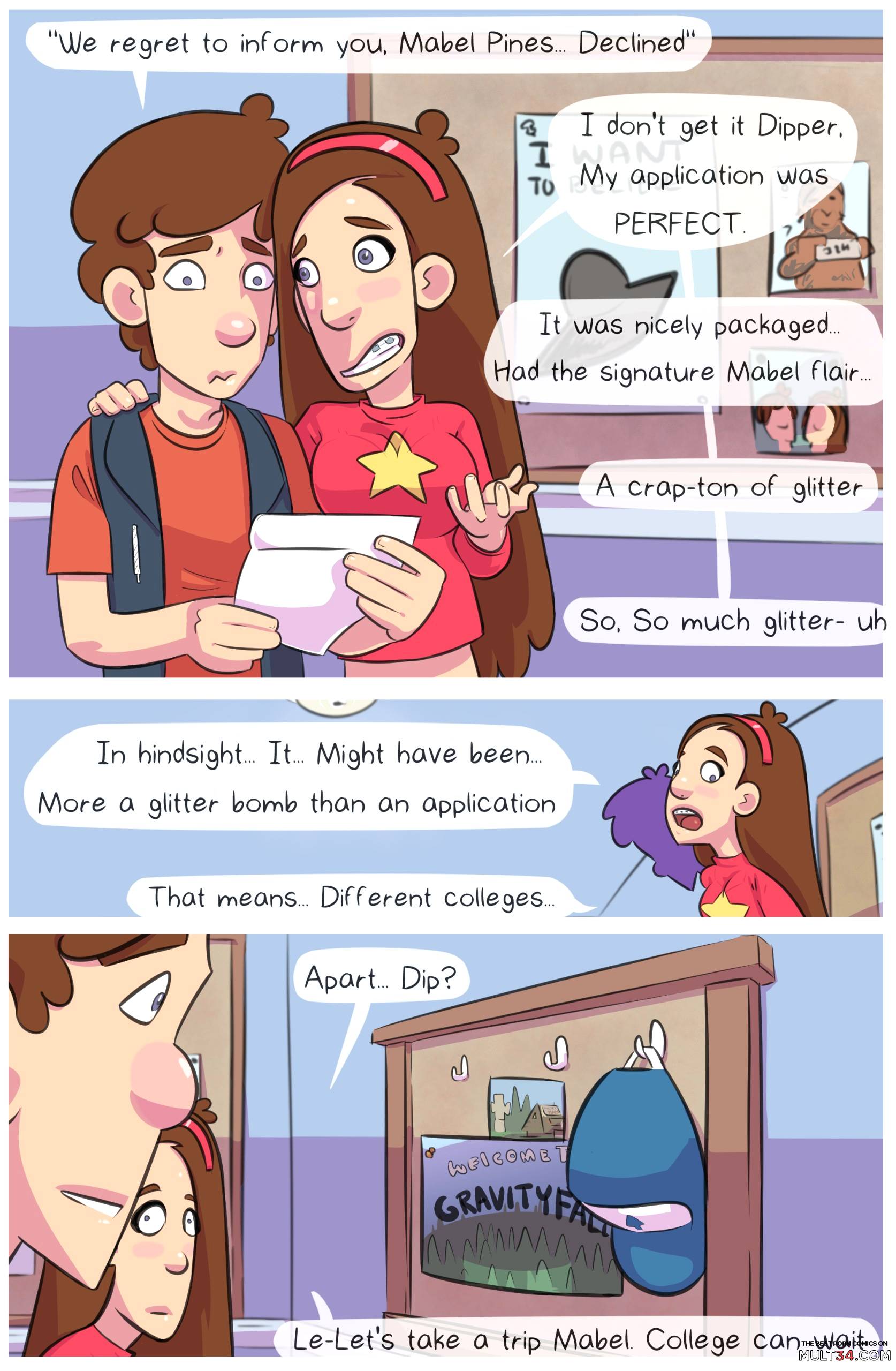 Gravity Falls porn comics, cartoon porn comics, Rule 34