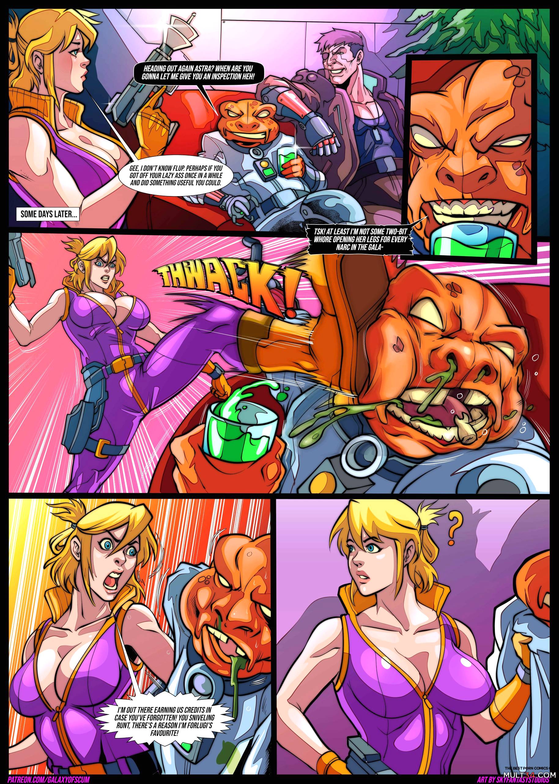 Galaxy of Scum Issue 2: Smuggler's and Bugs page 10