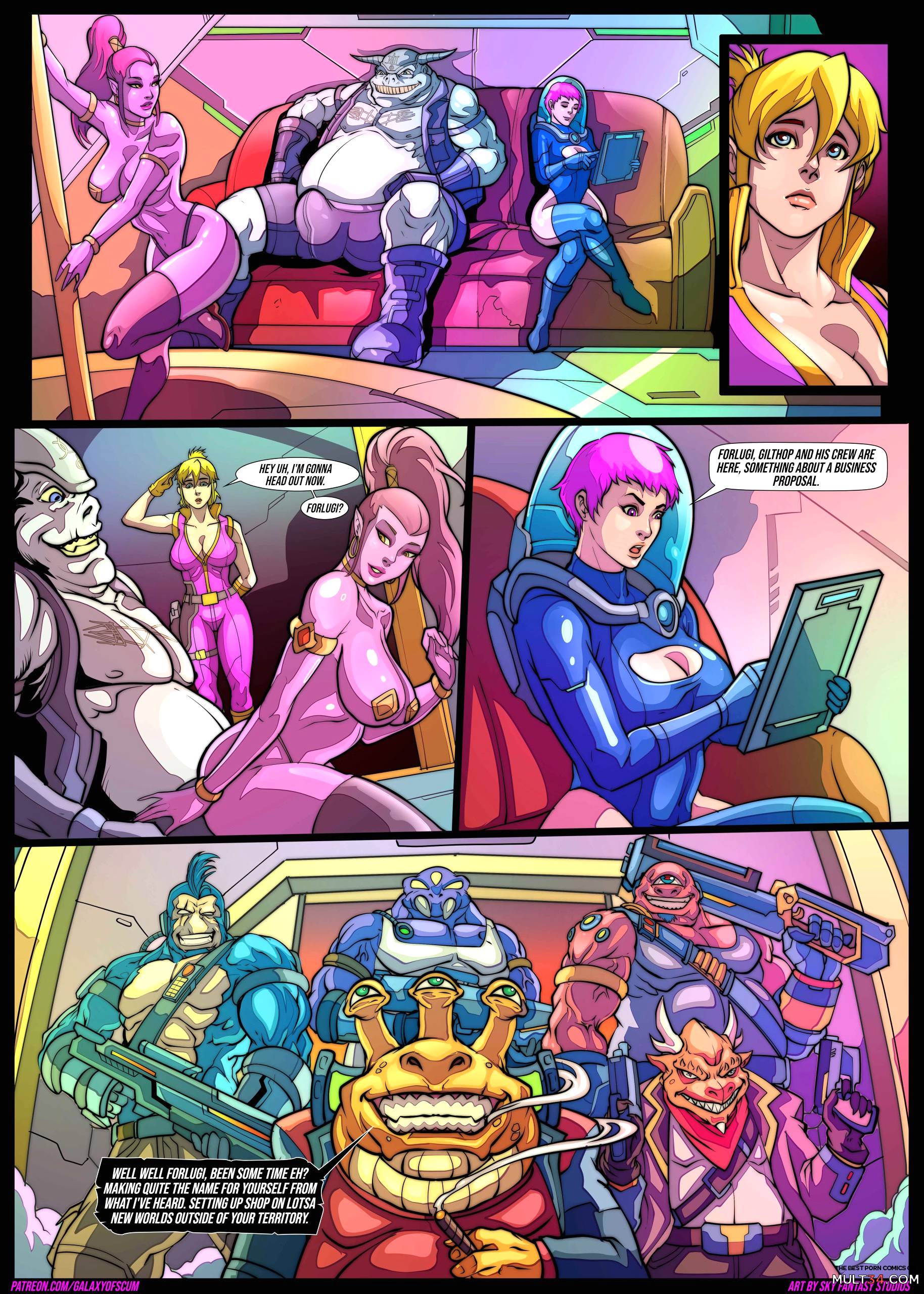 Galaxy of Scum Issue 2: Smuggler's and Bugs page 11