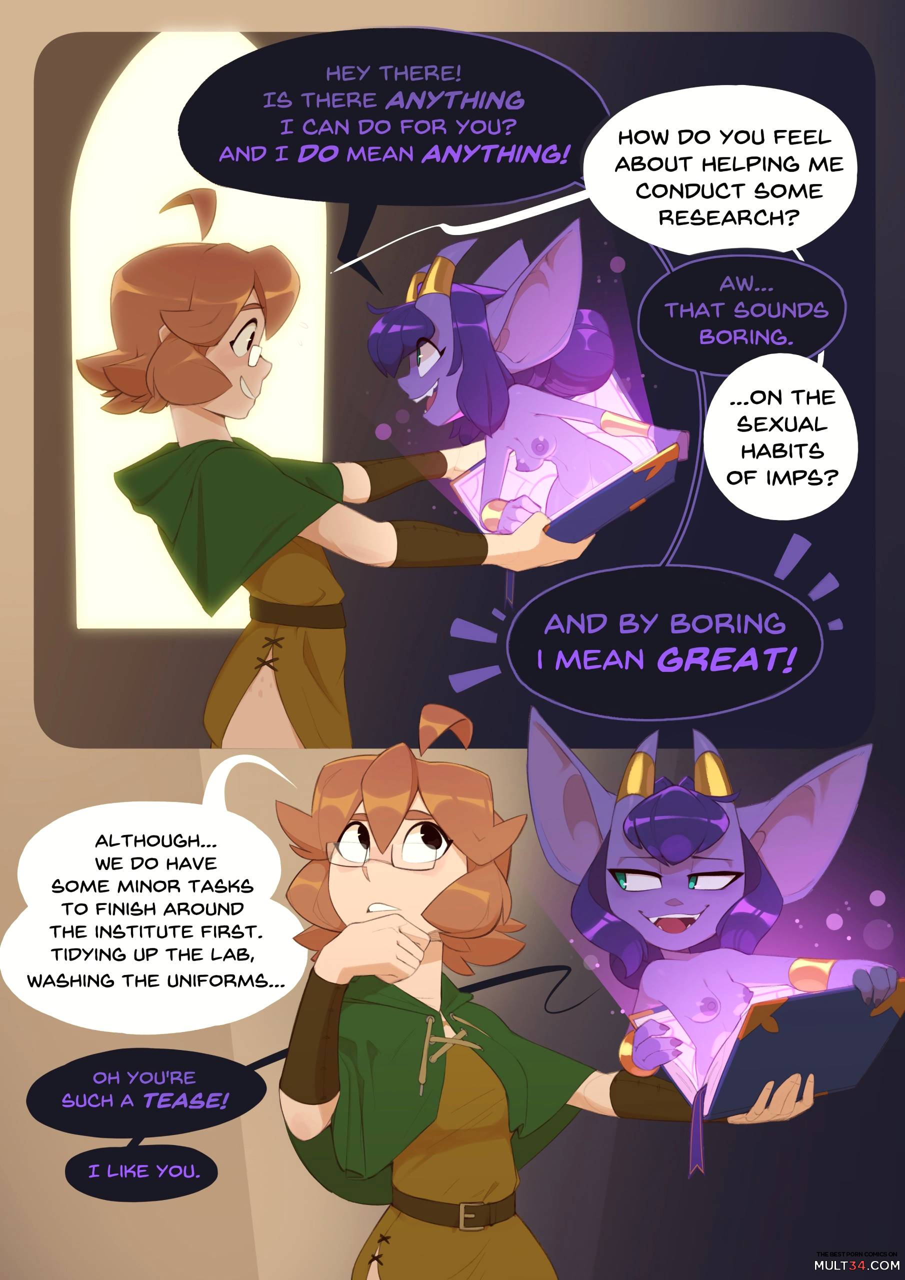Monster Researcher Eclair and the Book of Imps! page 2