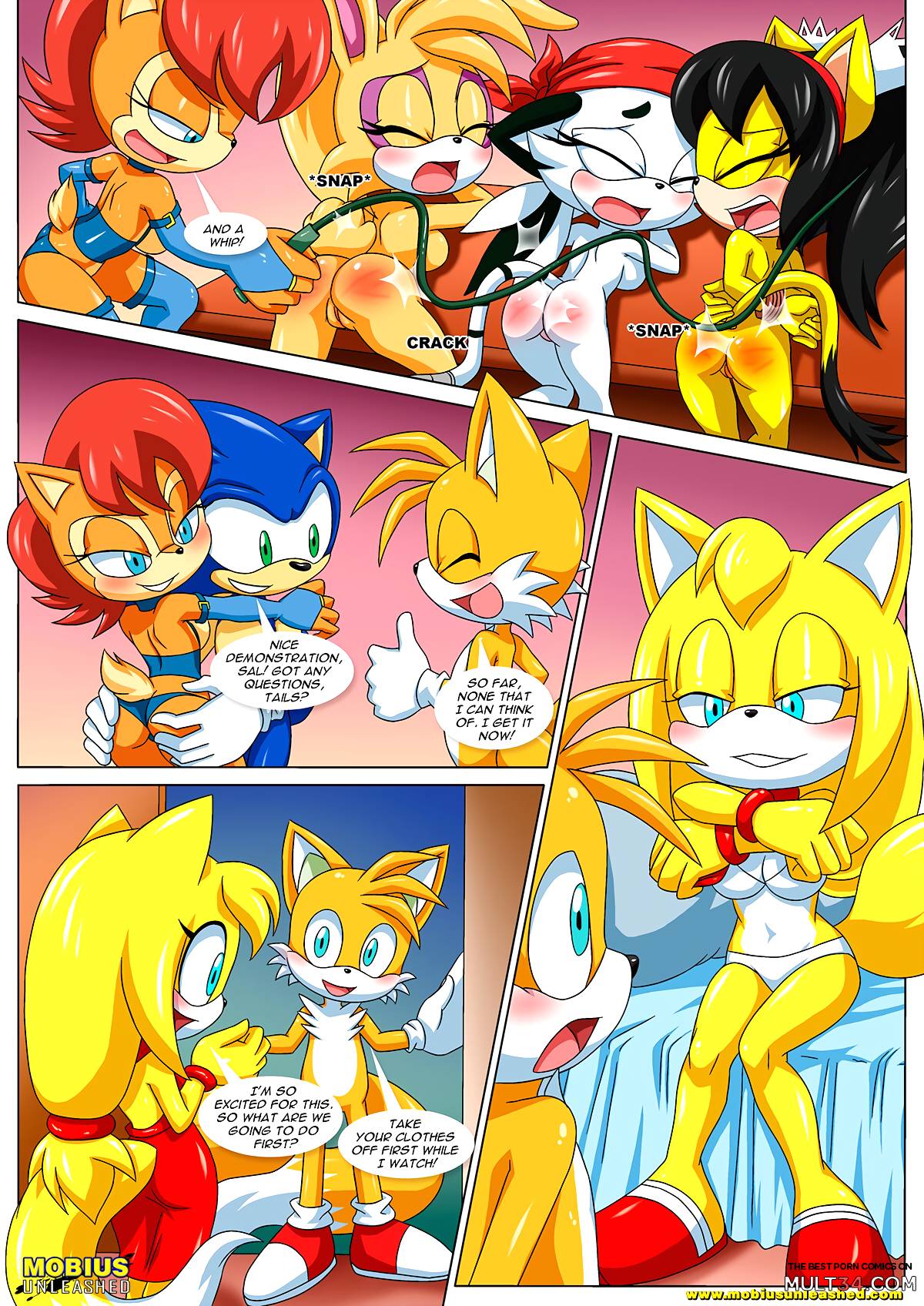 Sonic's Guide To Spanking page 14