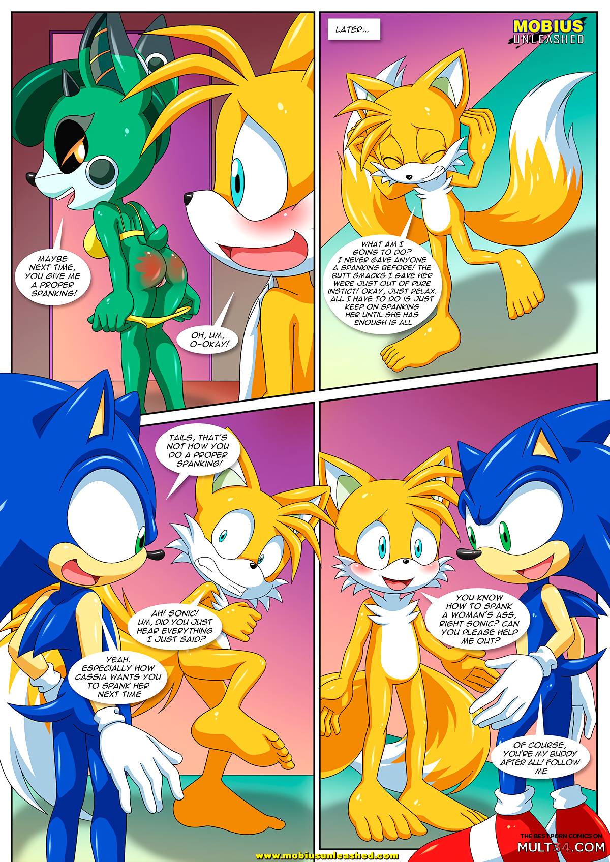 Sonic's Guide To Spanking page 4