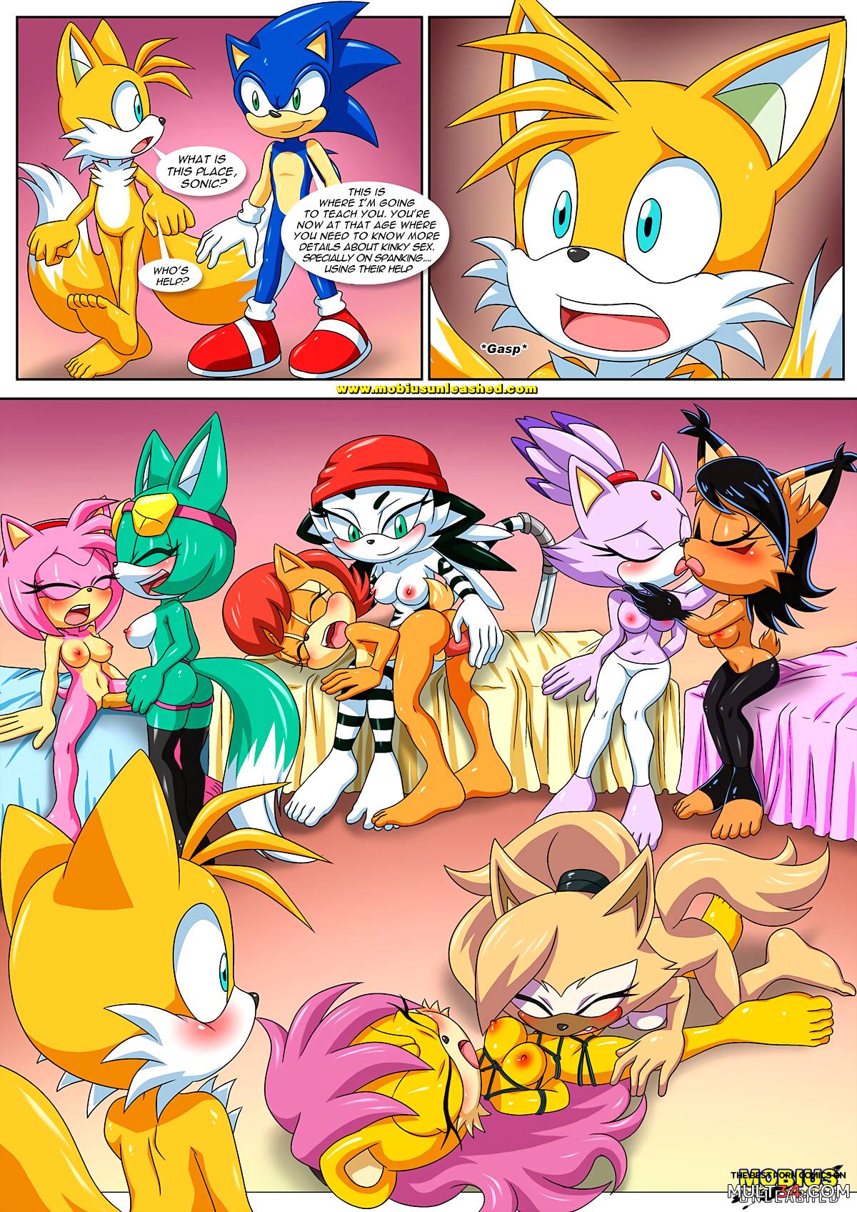 Sonic's Guide To Spanking page 5
