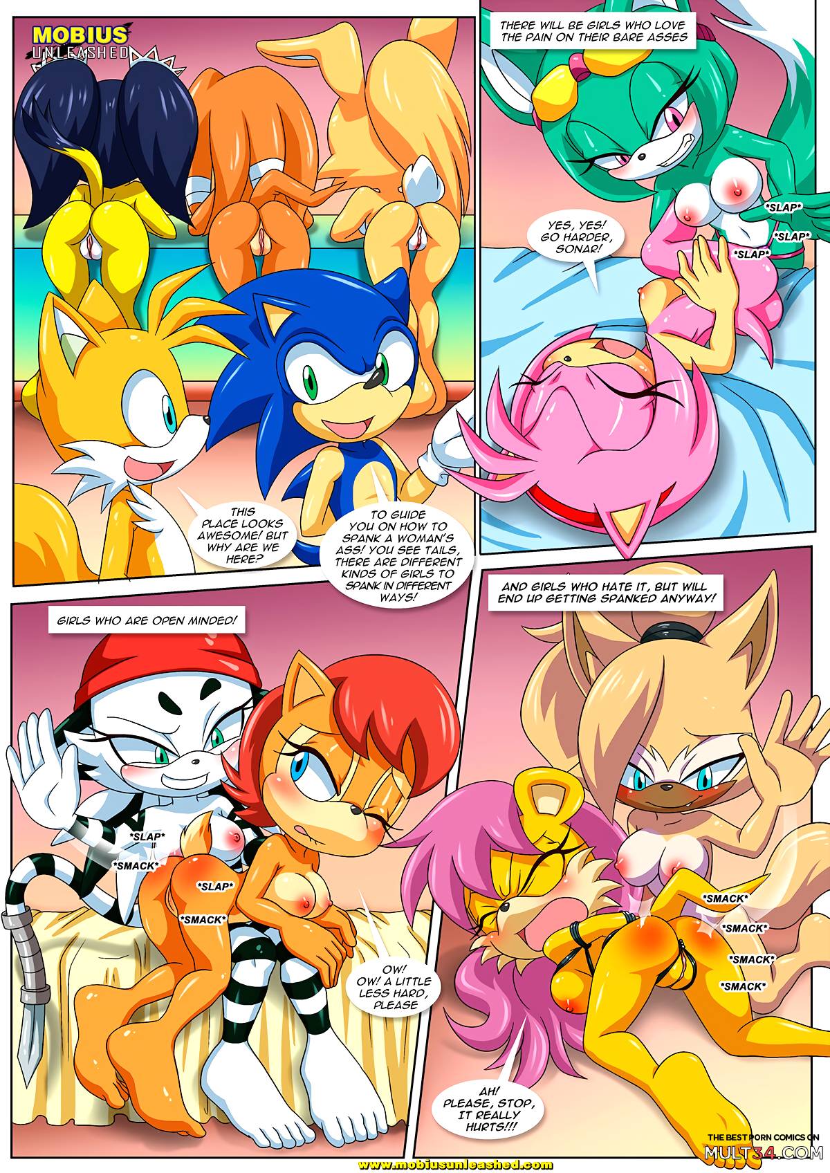 Sonic's Guide To Spanking page 6
