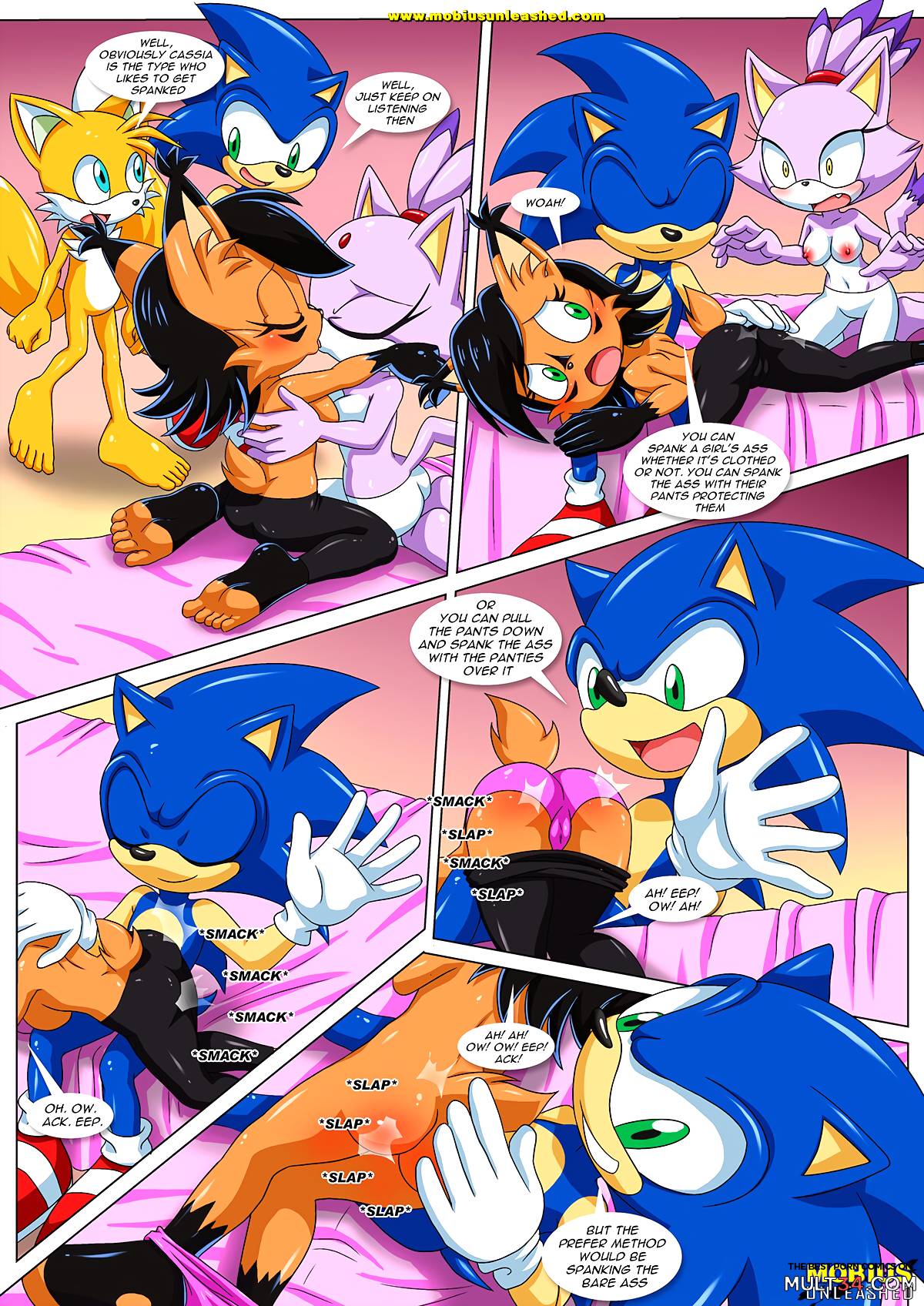 Sonic's Guide To Spanking page 7