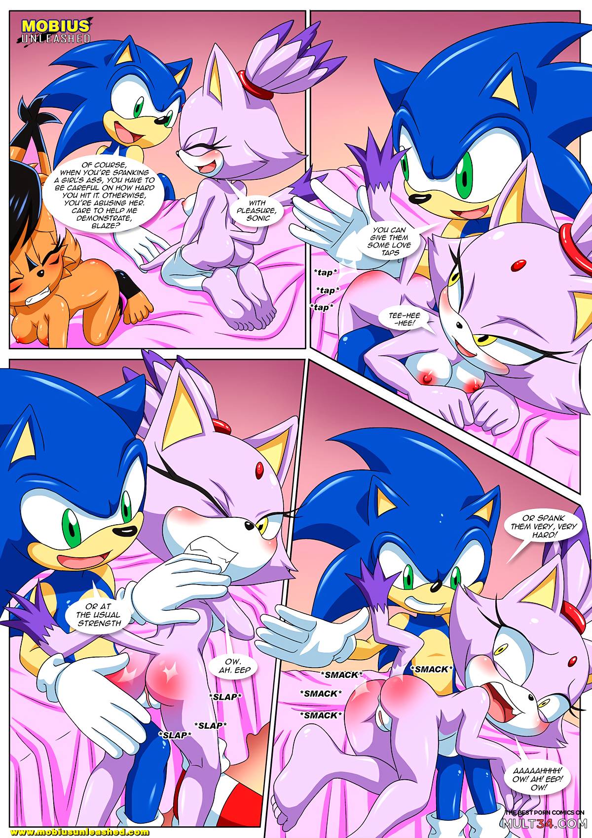 Sonic's Guide To Spanking page 8