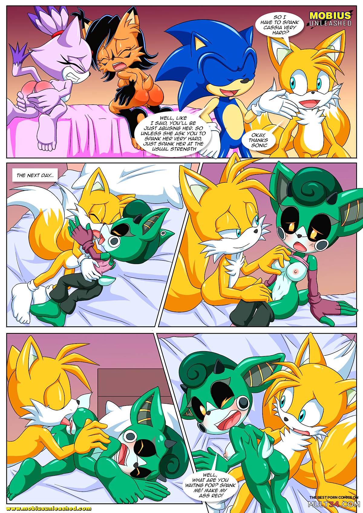 Sonic's Guide To Spanking page 9