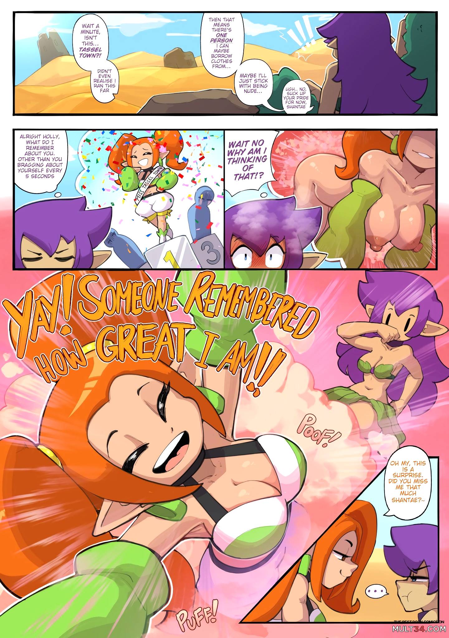 Shantae: Trouble in Tassel Town page 3