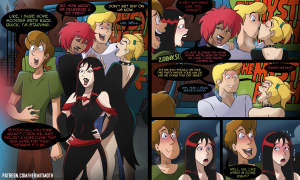 Fred and Shaggy party with the Hex Girls page 1