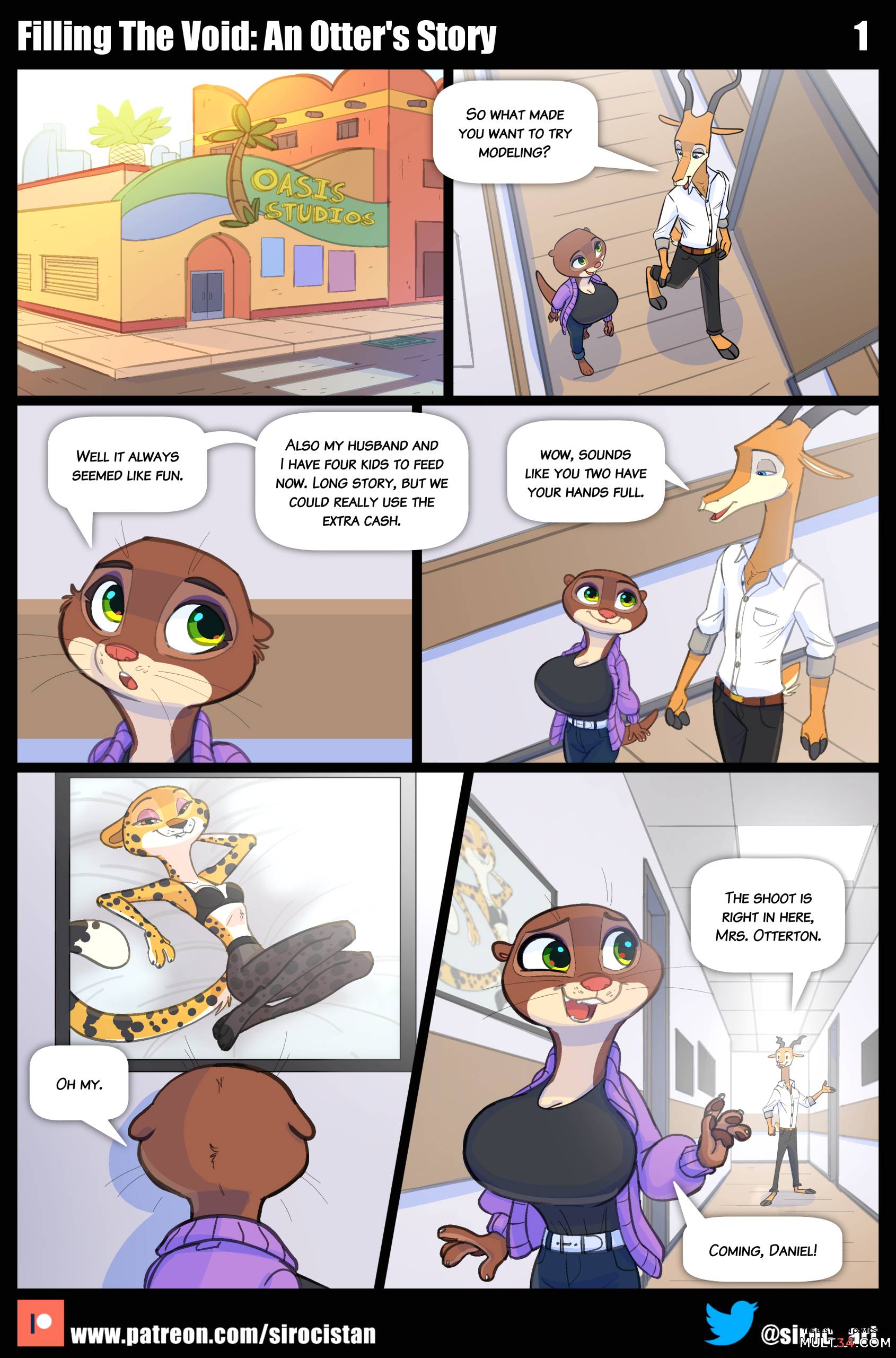 Filling The Void: An Otter's Story page 1