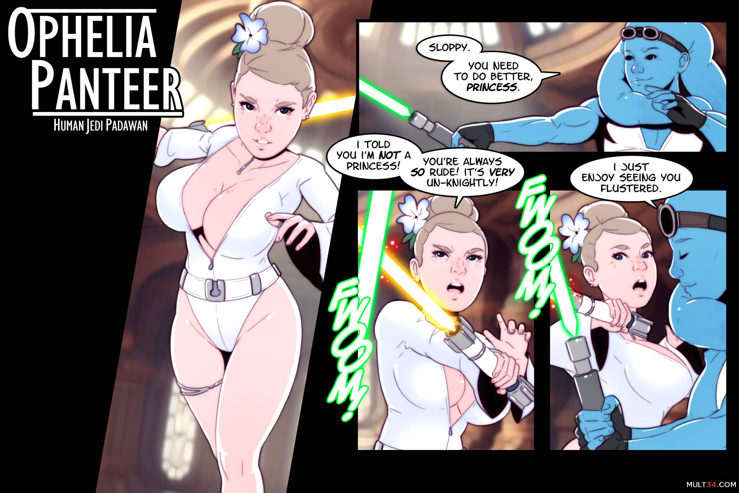 Ophelia Panteer - Human Jedi Padawan page 1