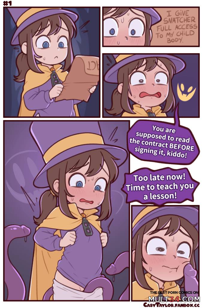 Hat Kid - The Fine Print - Porn Comics page 1