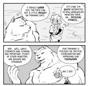 Werewolf Social Behavior - Porn Comics page 1