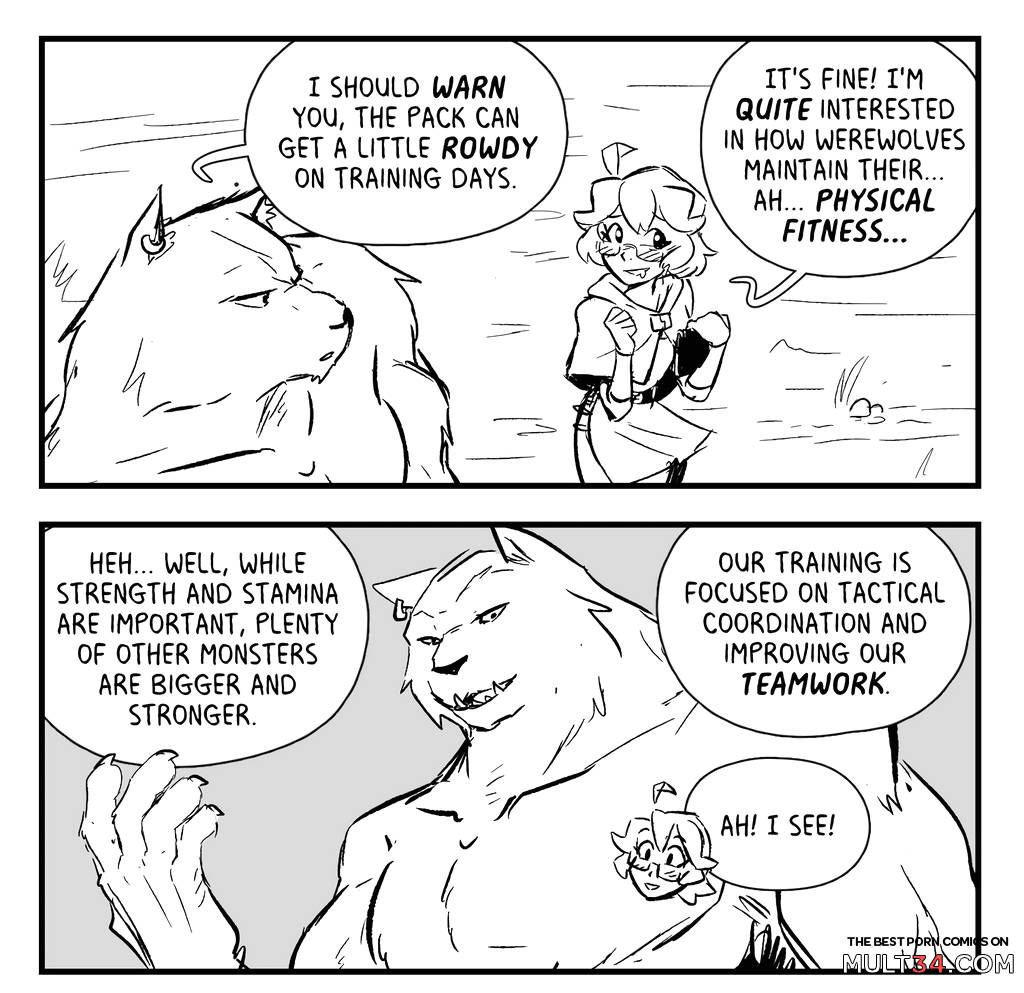 Werewolf Social Behavior - Porn Comics page 1