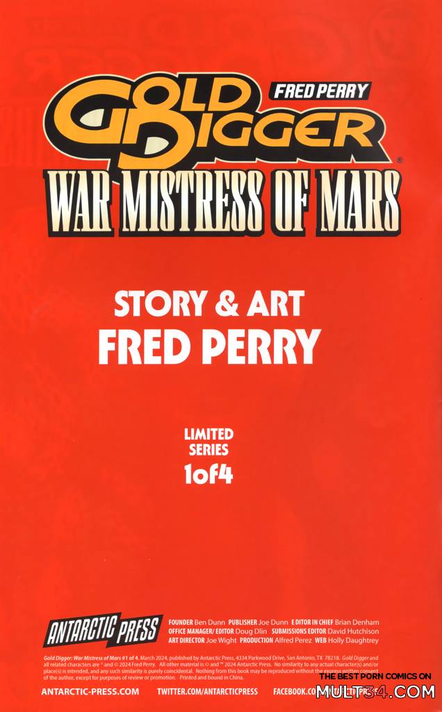 Gold Digger: War Mistress Of Mars 1 - 4 - Porn Comics page 2