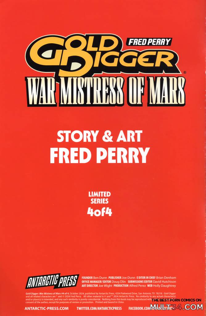 Gold Digger: War Mistress Of Mars 1 - 4 - Porn Comics page 61