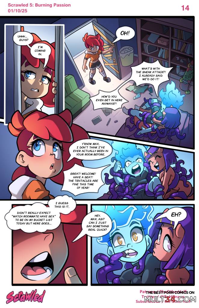 Scrawled 5: Burning Passion - Porn Comics page 14