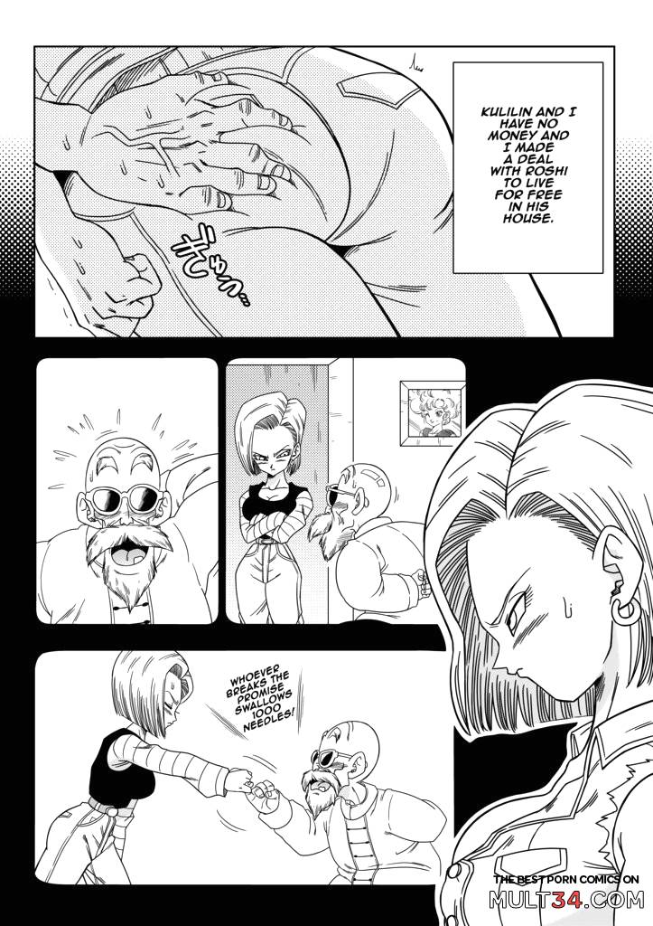 Android 18 vs Master Roshi page 3