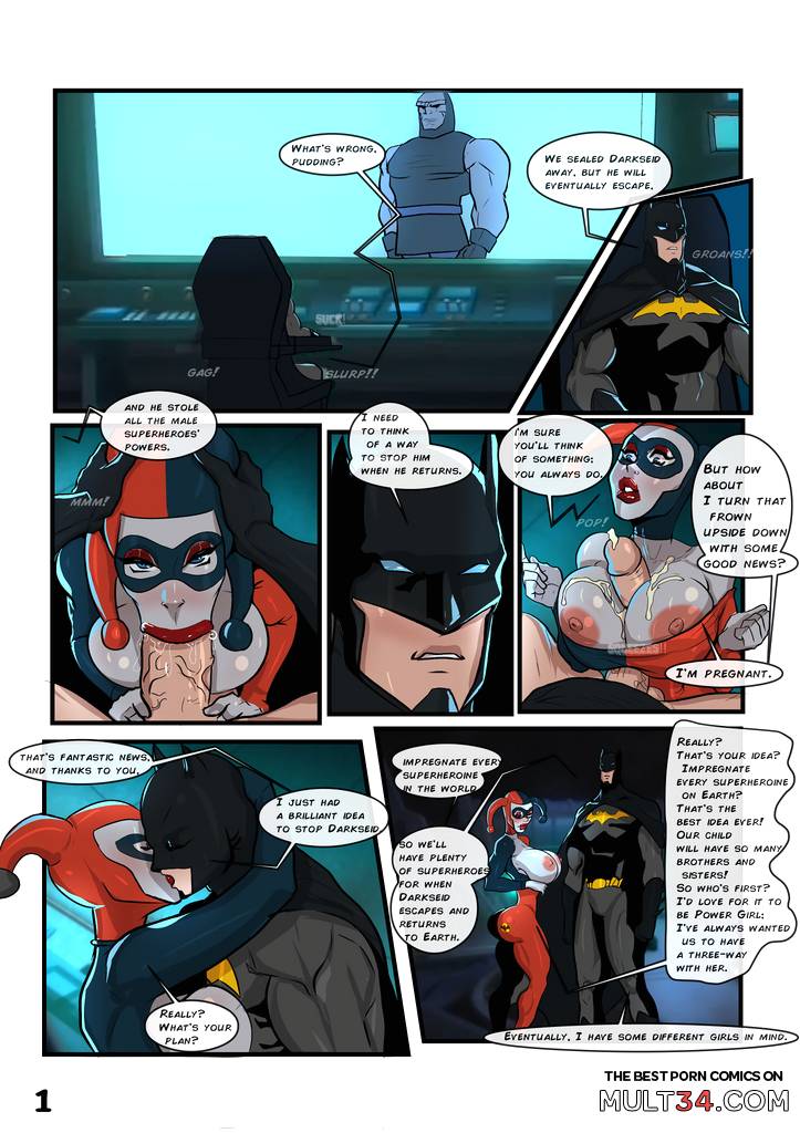 Batman impregnates the DC universe - Porn Comics page 2