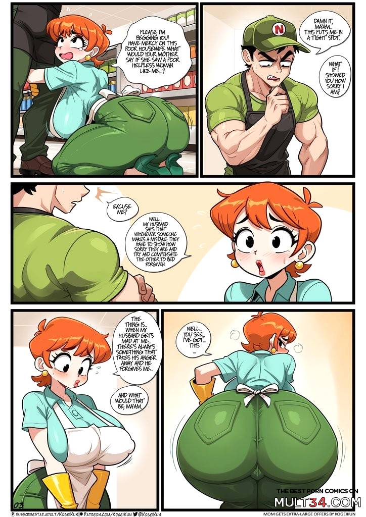 Mom gets extra-large offers - Porn Comics page 4
