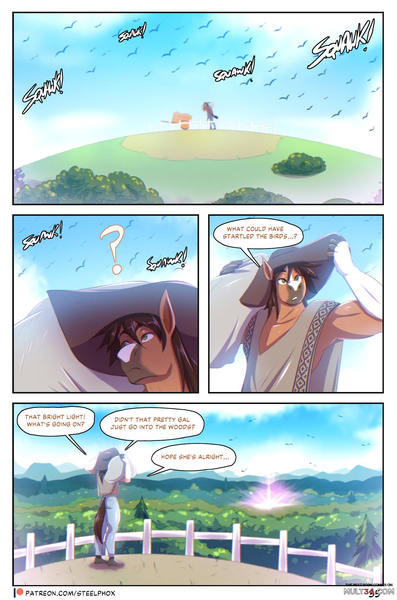 A Strange Encounter - Porn Comics page 36