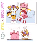 Amy Rose x Tails - Porn Comics page 1