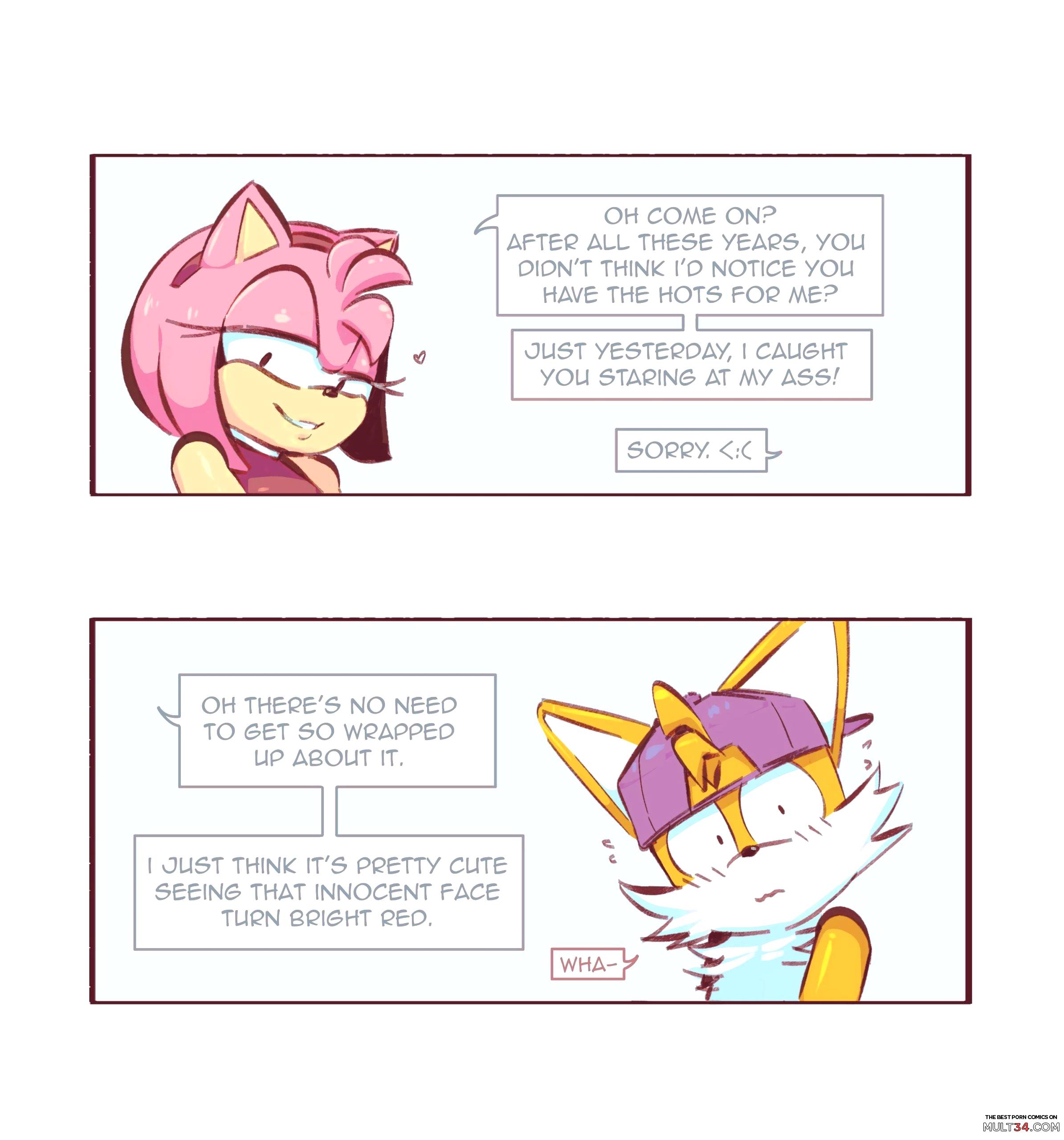 Amy Rose x Tails - Porn Comics page 2